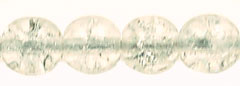 Round Beads 6mm (loose) : Crackle -Crystal