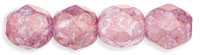 Fire-Polish 6mm (loose) : Luster - Stone Pink