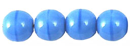 Round Beads 6mm (loose) : Opaque Sapphire