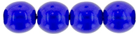 Round Beads 6mm (loose) : Transparent Pearl - Navy