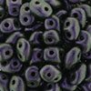 SuperDuo 5 x 2mm (loose) : Polychrome - Black Currant