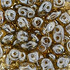 SuperDuo 5 x 2mm (loose) : Luster - Smoky Topaz