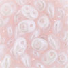 SuperDuo 5 x 2mm (loose) : Luster - Milky Soft Rosaline