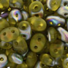 SuperDuo 5 x 2mm (loose) : Matte - Jonquil - Vitral