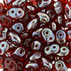 SuperDuo 5 x 2mm (loose) : Siam Ruby - Celsian