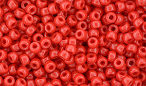 Matubo Seed Bead 8/0 (loose) : Opaque Red