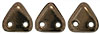 CzechMates Triangle 6mm (loose) : Dk Bronze