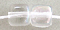 Cubes - 5/6mm : Luster - Crystal