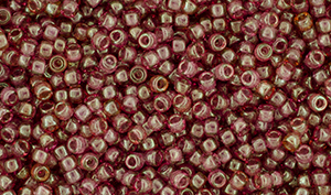 Matubo Seed Bead 11/0 Tube 2.5" : Luster - Transparent Rosaline