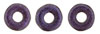 Ring Bead 1/4mm : Metallic Suede - Purple