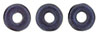 Ring Bead 1/4mm : Metallic Suede - Dk Blue