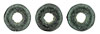 Ring Bead 1/4mm : Metallic Suede - Lt Green