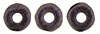 Ring Bead 1/4mm : Metallic Suede - Pink