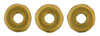 Ring Bead 1/4mm : Matte - Metallic Antique Gold