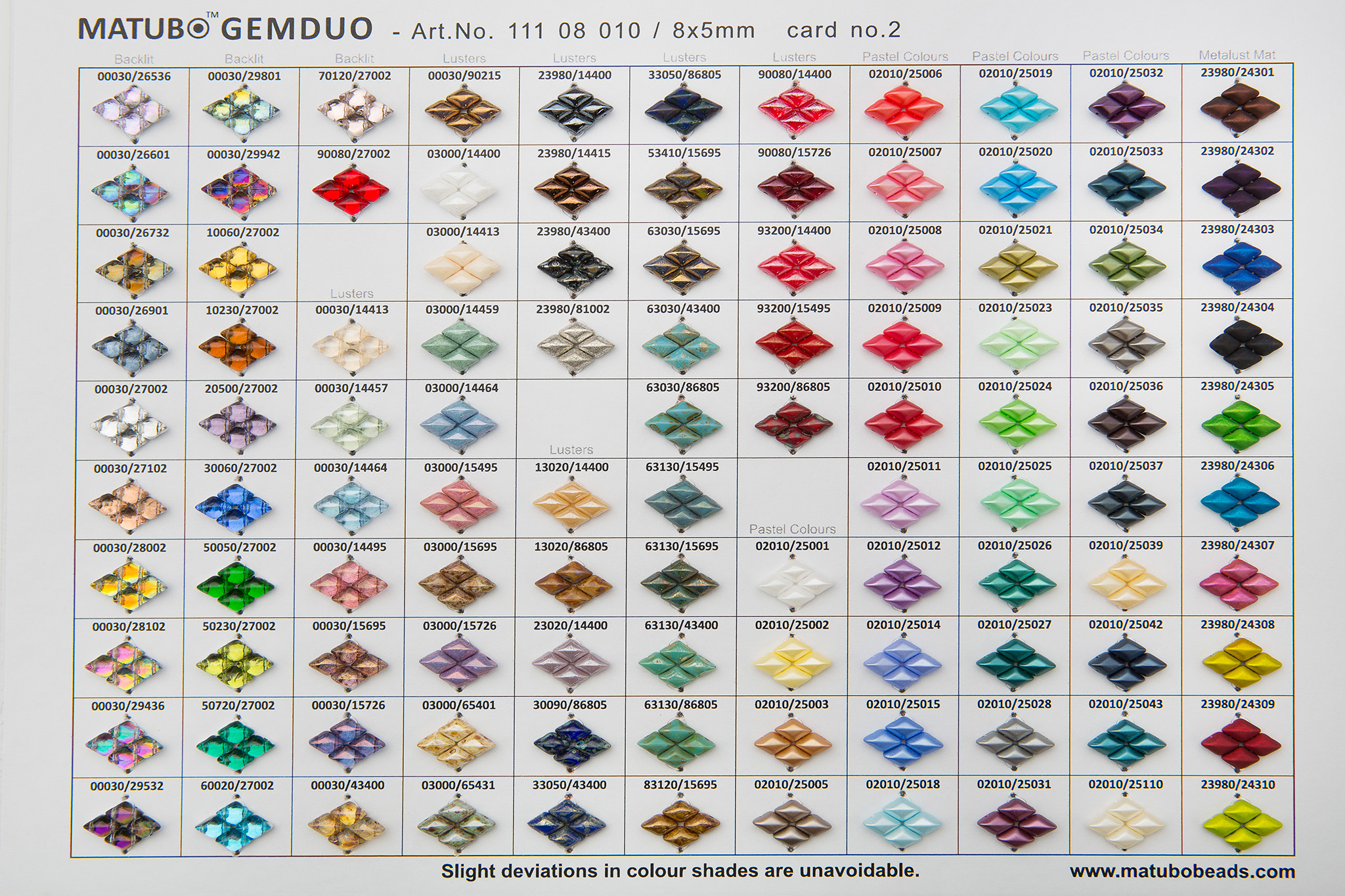 Color Card : GEMDUO 2