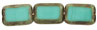 Table Cut 12/8mm :  Turquoise - Picasso