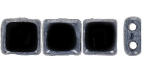 Table Cut Tile Bead 6mm (loose) : Hematite