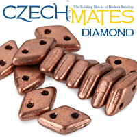 CzechMates Diamond Bead 6.5 x 4mm (loose)