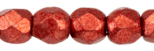 Fire-Polish 2mm (loose) : ColorTrends: Saturated Metallic Cranberry