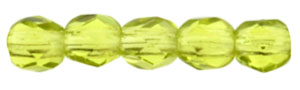 Fire-Polish 2mm (loose) : Olivine