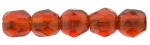 Fire-Polish 2mm (loose) : Siam Ruby