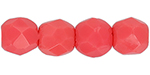 Fire-Polish 2mm (loose) : Opaque Red