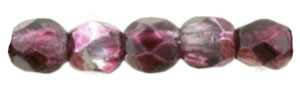 Fire-Polish 2mm (loose) : Mirror - Purple