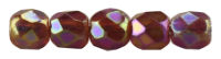 Fire-Polish 2mm (loose) : Luster Iris - Ruby