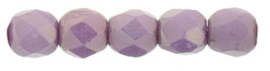 Fire-Polish 2mm (loose) : Luster - Opaque Lilac