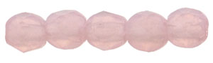 Fire-Polish 2mm (loose) : Matte - Opal Pink