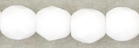 Fire-Polish 3mm (loose) : White