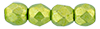 Firepolish 3mm (loose) : ColorTrends: Saturated Metallic Lime Punch