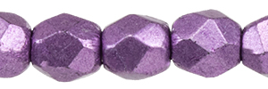 Fire-Polish 3mm (loose) : ColorTrends: Saturated Metallic Grapeade