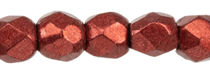 Fire-Polish 3mm (loose) : ColorTrends: Saturated Metallic Merlot
