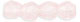 Firepolish 3mm (loose) : Lt Rosa
