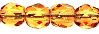 Fire-Polish 3mm (loose) : Dk Topaz