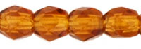 Fire-Polish 3mm (loose) : Dk Topaz