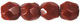 Firepolish 3mm (loose) : Opaque Burgundy