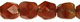 Firepolish 3mm (loose) : Brown/Beige