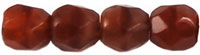 Fire-Polish 3mm (loose) : Chestnut Coral