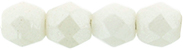 Fire-Polish 3mm (loose) : Pearl Shine - White