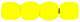 Firepolish 3mm (loose) : Neon - Yellow
