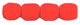 Firepolish 3mm (loose) : Neon - Red