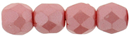 Fire-Polish 3mm (loose) : Powdery - Pastel Maroon