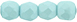 Firepolish 3mm (loose) : Powdery - Pastel Turquoise