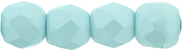 Fire-Polish 3mm (loose) : Powdery - Pastel Turquoise