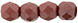 Fire-Polish 3mm (loose) : Powdery - Maroon