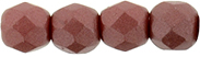 Fire-Polish 3mm (loose) : Powdery - Maroon