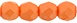 Firepolish 3mm (loose) : Powdery - Orange