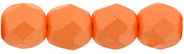 Fire-Polish 3mm (loose) : Powdery - Orange